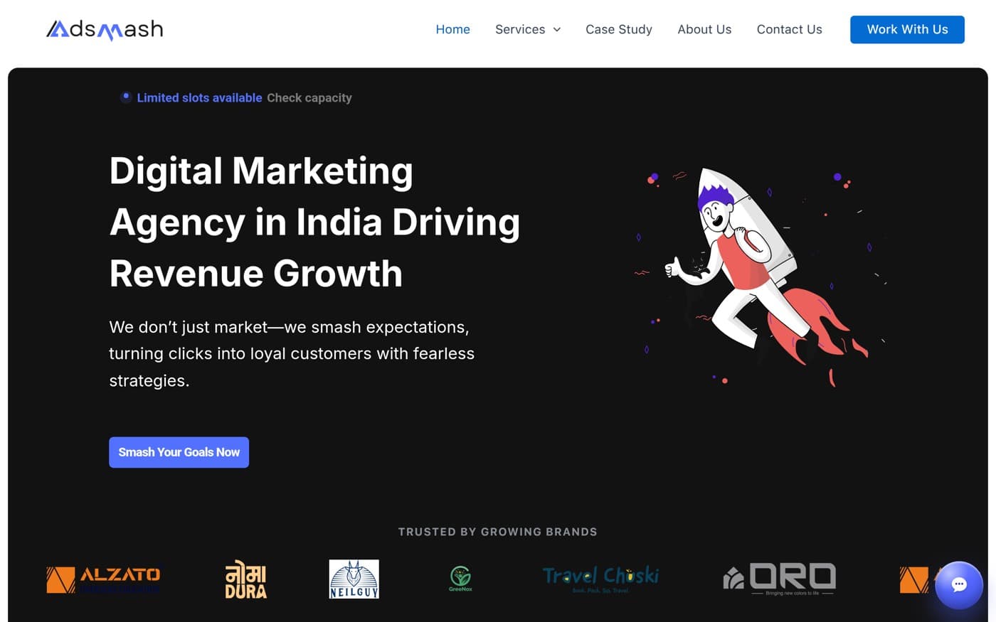 AdsMash website preview